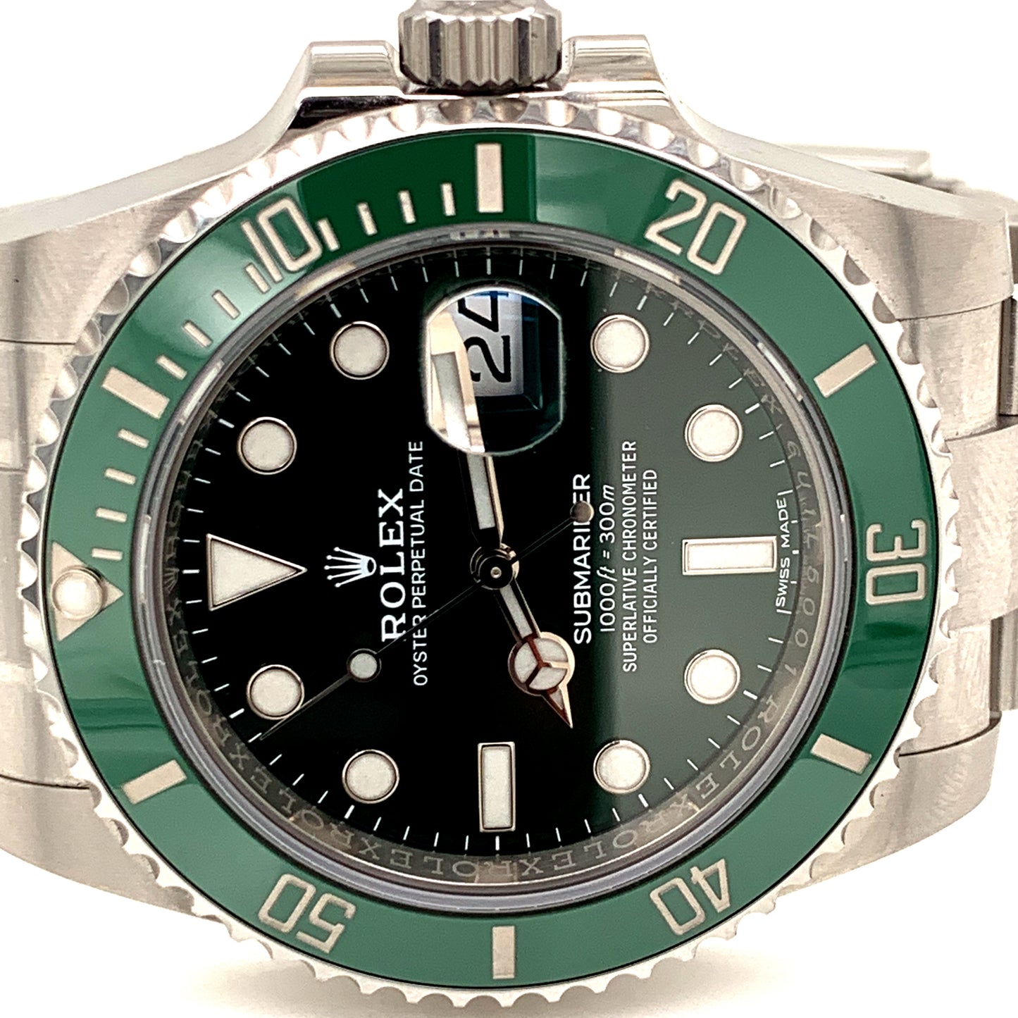 Rolex Submariner Date 'Hulk' 40 Stainless Steel Green Dial 116610LV– Wrist  Aficionado