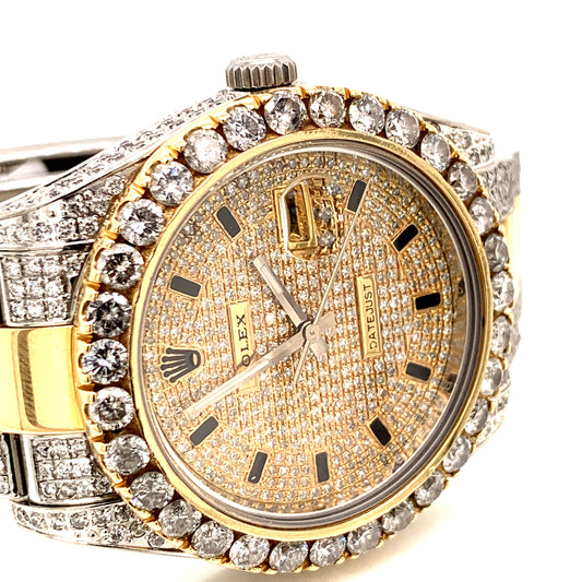 Rolex 116334 Datejust II 18k Stainless Steel 41mm Iced out