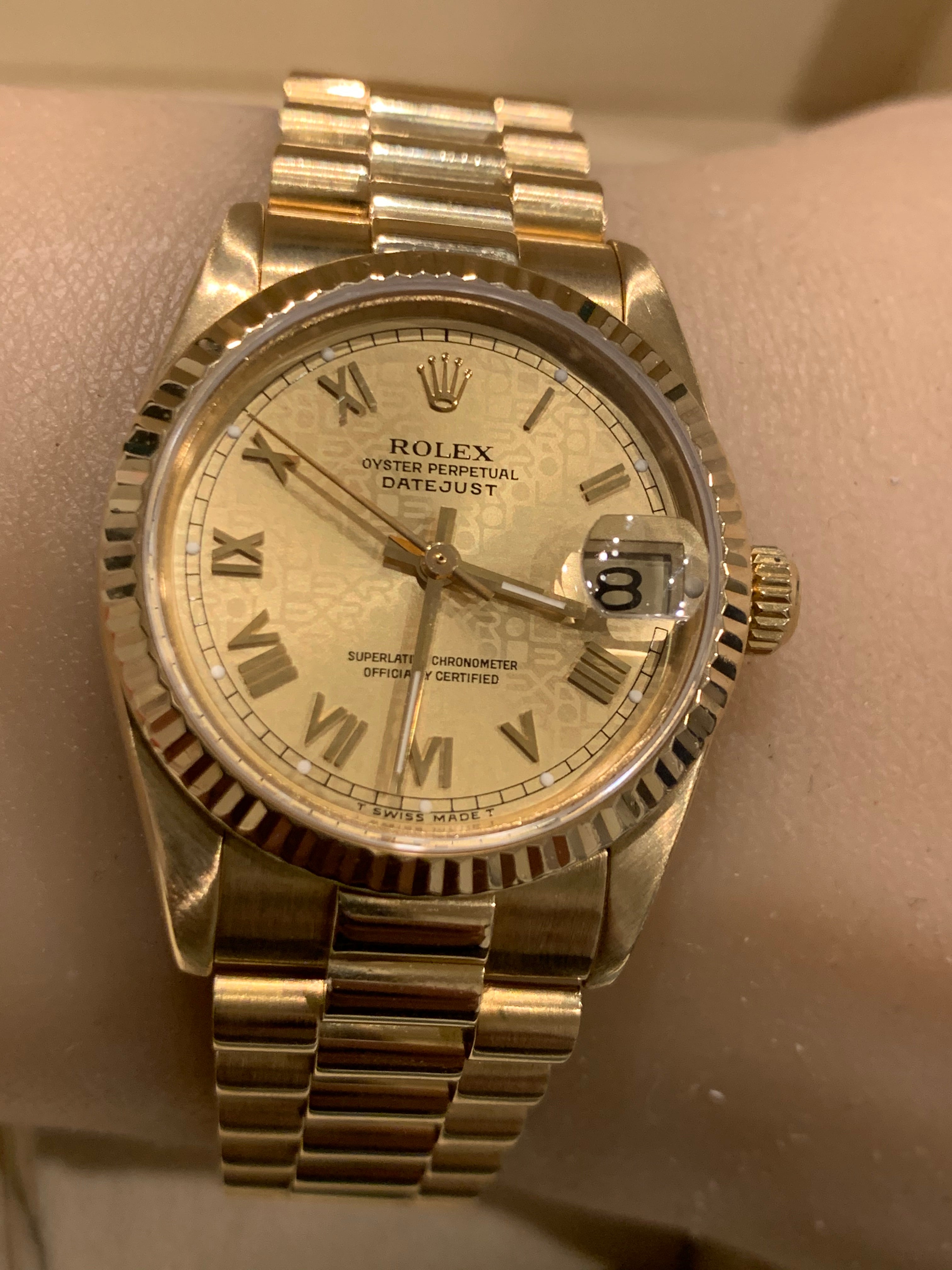 Rolex oyster outlet perpetual datejust 68278