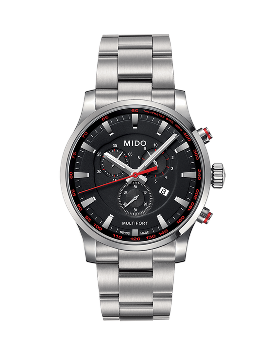 Mido Multifort Stainless Steel Chronograph Quartz 42mm M0054171105100