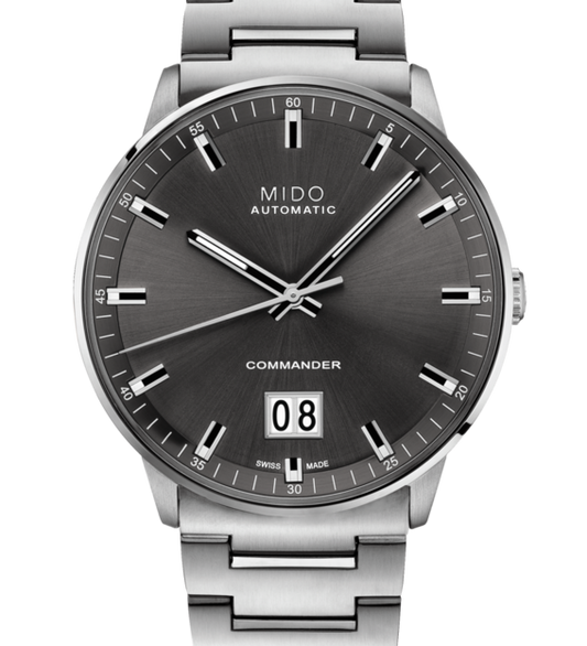 Mido Commander Big Date Stainless Steel 42mm M0216261106100