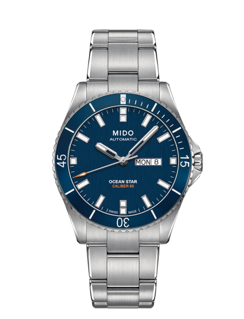 Mido Ocean Star Stainless Steel 42mm Blue Dial M0264301104100