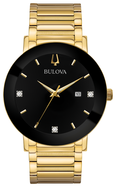 Bulova men's modern diamond watch 2025