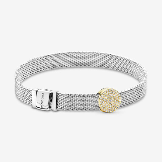 Spot of Gold Mesh Bracelet Set