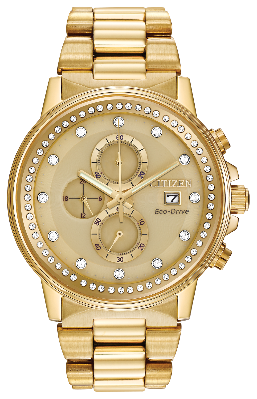 Citizen Night Hawk FB3002-53P  Gold dial stainless