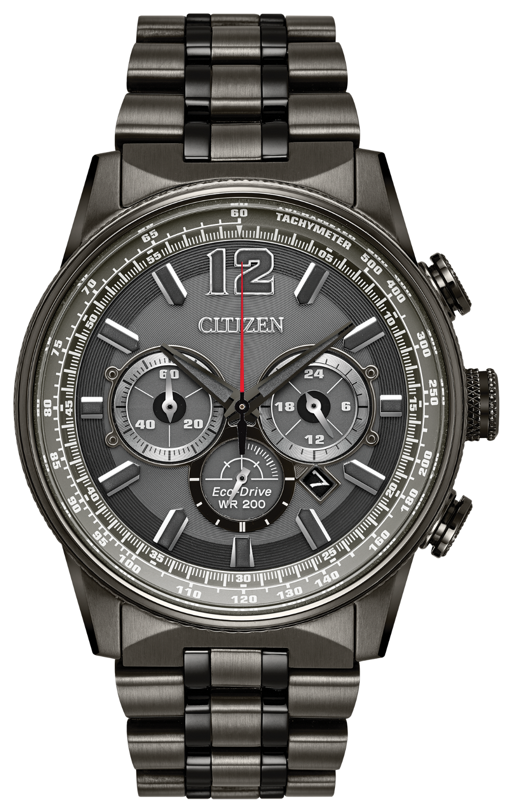 Citizen Night Hawk CA4377 53H Black dial stainless Monica Jewelers