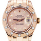 Rolex Pearlmaster Watch For Women | 18K Pink Gold | 34 Mm