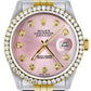 Womens Gold Rolex Datejust Watch 16233 | 36Mm | Pink Dial | Jubilee Band