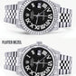 Womens Rolex Datejust Watch 16200 | 36Mm | Black Roman Numeral Dial | Jubilee Band