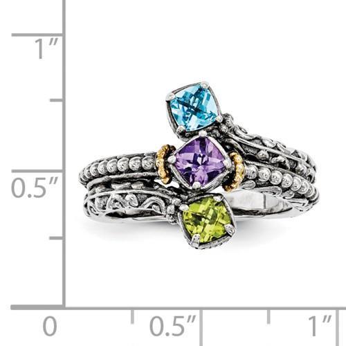 3 stone Mother's Birthstone Ring: Personalized Sterling Silver - Import It  All