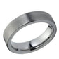 Tungsten carbide Flat wedding band 6mm