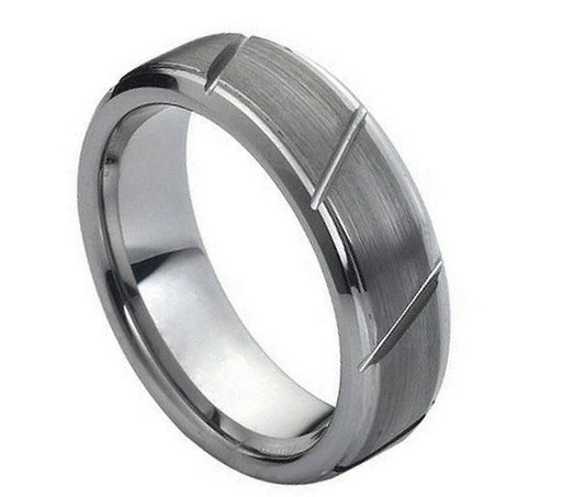Tungsten Carbide Wedding band 7mm