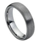 Tungsten 6mm matte finish rounded band
