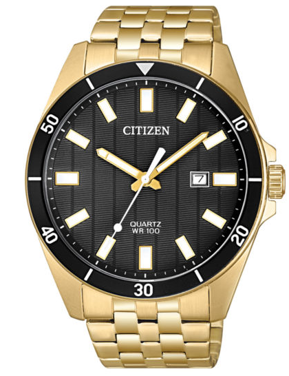 Citizen Quartz Stainless Steel Gold Tone BI5052-59E