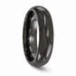 Edward Mirell Titanium Black Ti Polished Ring - 6mm - AydinsJewelry