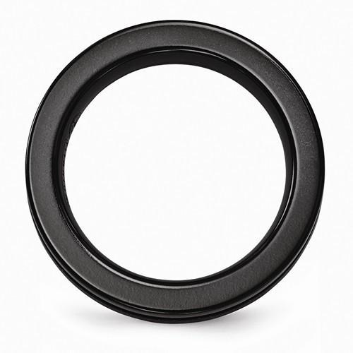 Edward Mirell Black Ti Anodized Ring - 4mm - AydinsJewelry