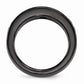 Edward Mirell Black Ti Cable & Black Spinel w/ Sterling Silver Bezel Ring - 7mm - AydinsJewelry