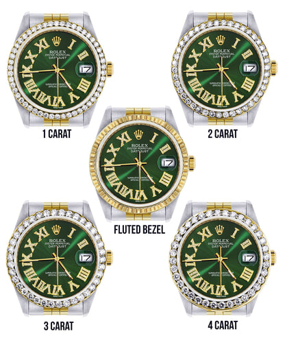 Rolex 16013 18k/Stainless steel Jubilee with diamond Bezel/Fluted