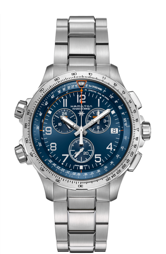 Hamilton X-Wind 46mm GMT Chrono Quartz H77922141