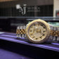 Rolex Datejust iced out Yellow gold/ Stainless steel Jubilee with Iced out Arabic Numeral Diamond dial