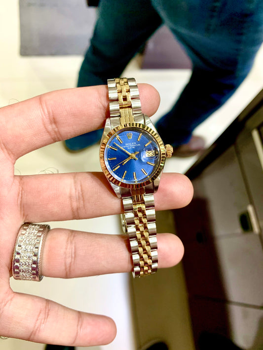 Rolex Datejust Ladies 26mm Jubilee Blue