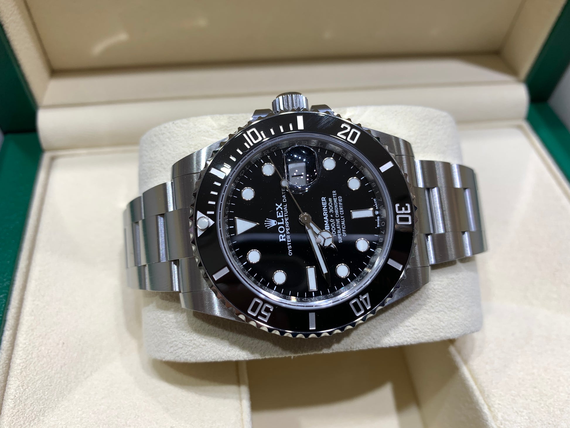 Rolex 126610 Stainless Steel Submariner 41mm Black Dial Ceramic
