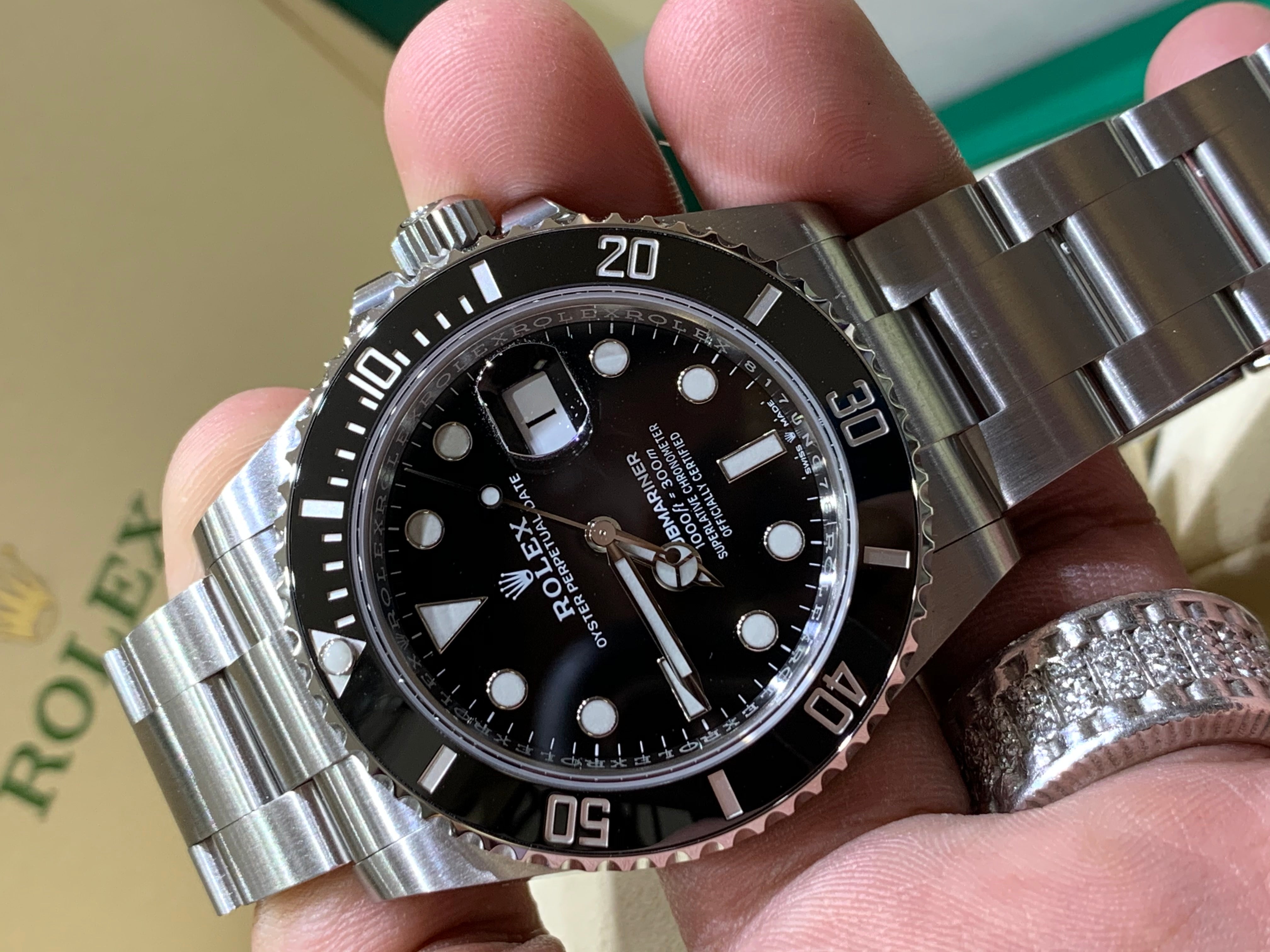 Rolex 126610 Stainless Steel Submariner 41mm Black Dial Ceramic