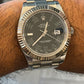 Rolex Datejust II 41mm SS Slate Stick Dial 116300 with Fluted bezel card