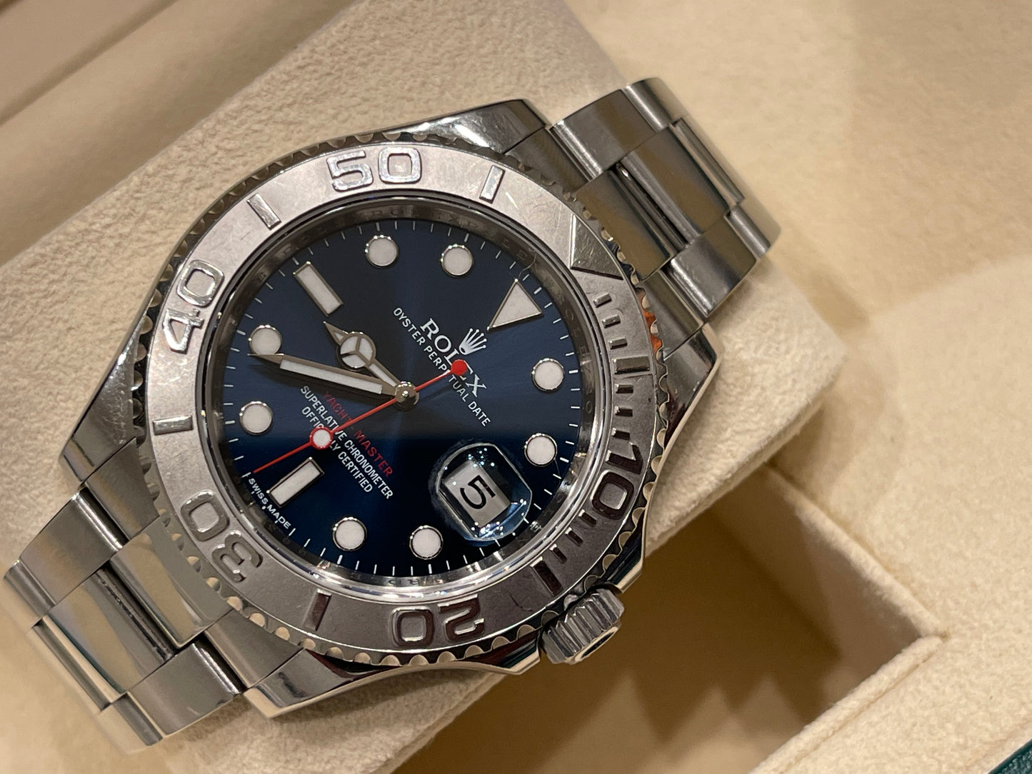 ROLEX Stainless Steel Yacht-Master 40 116622  Premowned