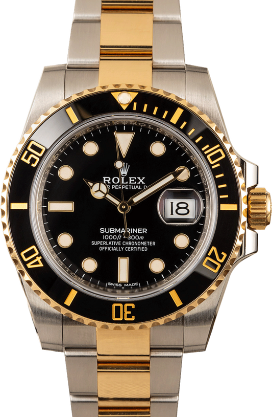116613 18k Stainless Steel Submariner 40mm Black Dial Ceramic