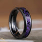 Purple tungsten Ring - 6mm