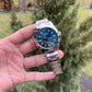 Rolex 116400GV Stainless Steel Milgauss Blue 40mm with green crystal