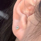 18k Yellow Gold 1/2Carat Round Diamond Earrings