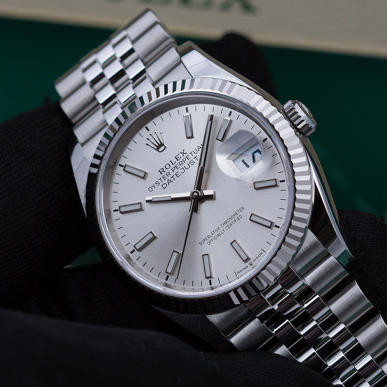 Rolex datejust 36 jubilee silver dial new arrivals