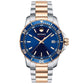 Movado Series 800 Two-Tone Rose Gold and Royal Blue Dial 2600149