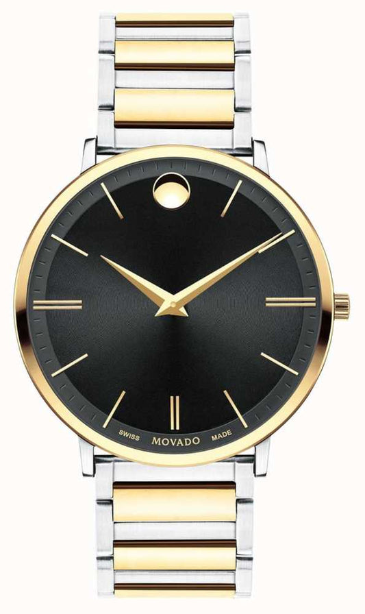 Movado Ultra Slim 40mm Two Tone Stainless Steel 0607169