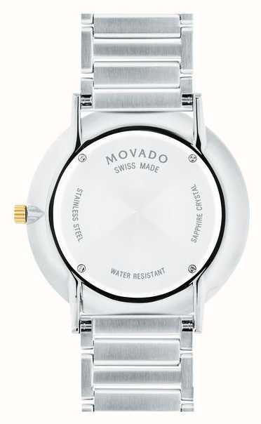 Movado Ultra Slim 40mm Two Tone Stainless Steel 0607169