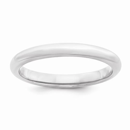 Sterling Silver 3mm Comfort Fit Band - AydinsJewelry