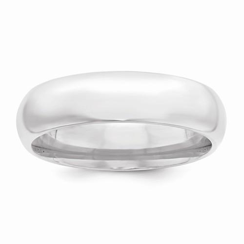 Sterling Silver 6mm Comfort Fit Band - AydinsJewelry