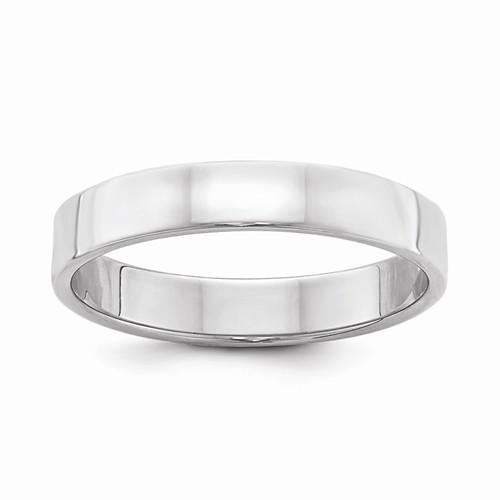 Sterling Silver 4mm Flat Band - AydinsJewelry