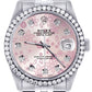 Womens Rolex Datejust Watch 16200 | 36Mm | Pink Diamond Flower Dial | Jubilee Band