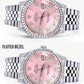 Womens Rolex Datejust Watch 16200 | 36Mm | Light Pink Roman Numeral Dial | Jubilee Band