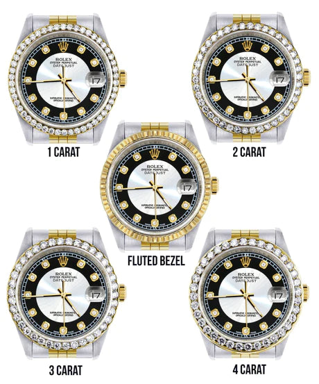 Gold Rolex Datejust Watch 16233 for Men, 36Mm