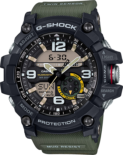 GG-1000-1A3 | MUDMASTER | G-SHOCK | Timepieces | CASIO