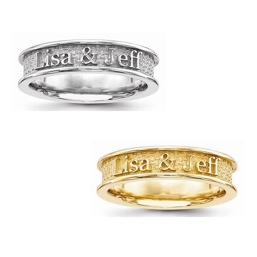 Casted Ring w/ Sandblast Background - AydinsJewelry